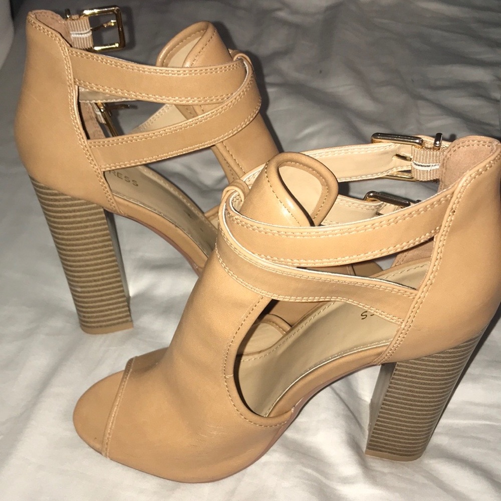 Express peep-toe heels